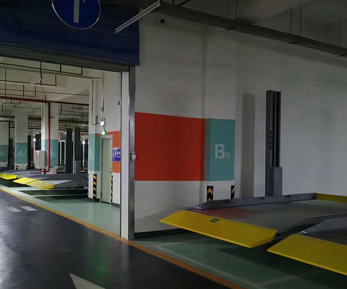 南岸雙柱機(jī)械停車位回收