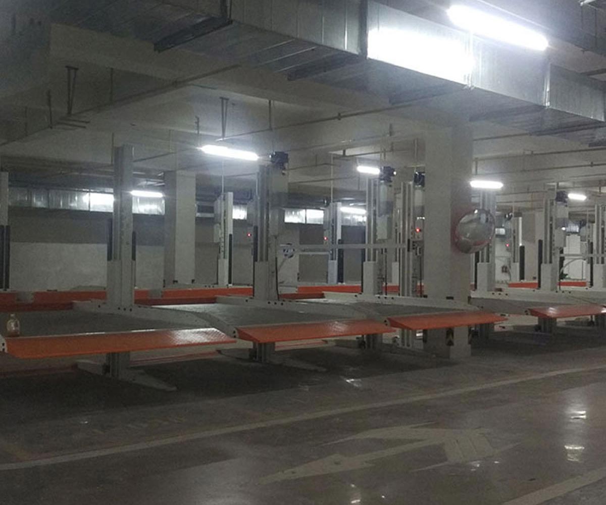 石棉兩層PSH型立體停車設(shè)備安裝