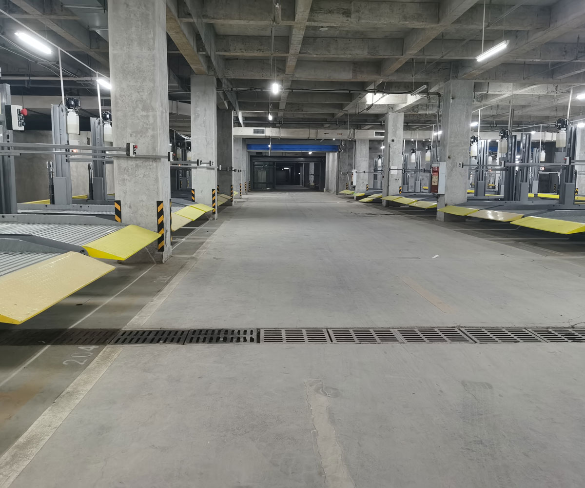 旌陽2層升降式立體停車庫安裝