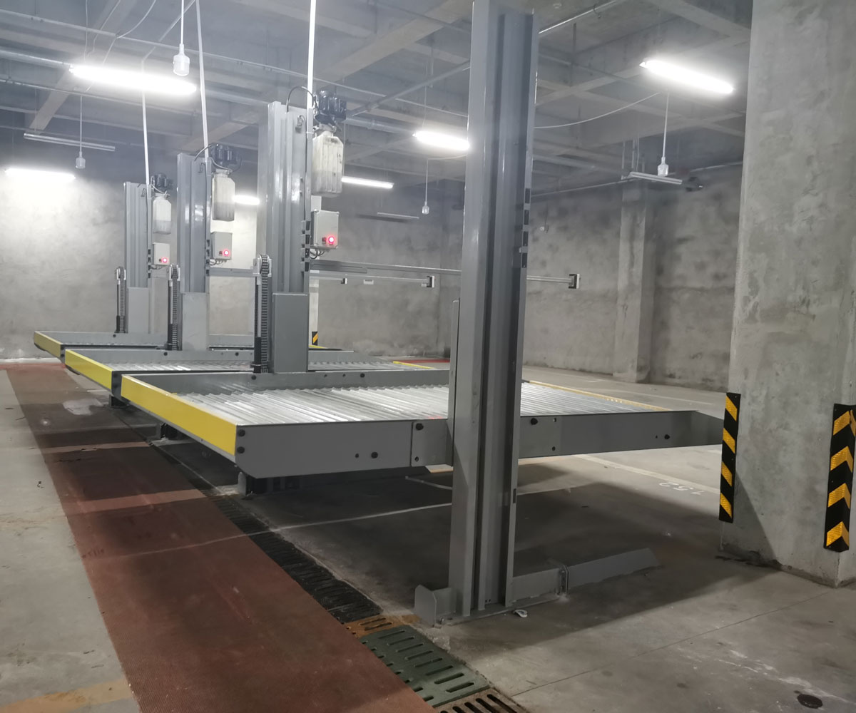 南岸四柱升降式立體車庫停車設(shè)備短租
