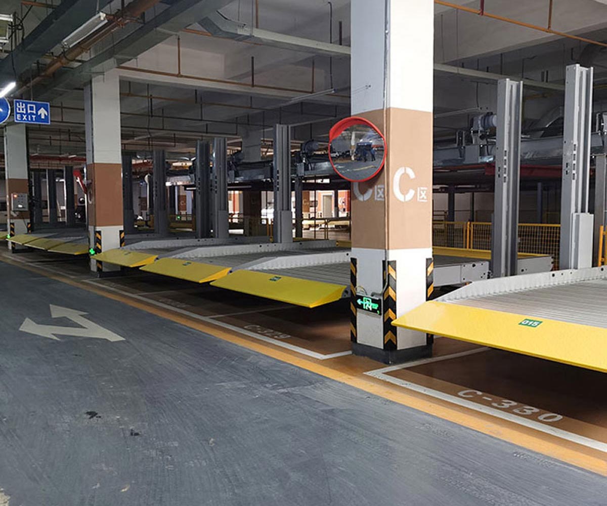 開江地下室升降式機械停車設(shè)備回收