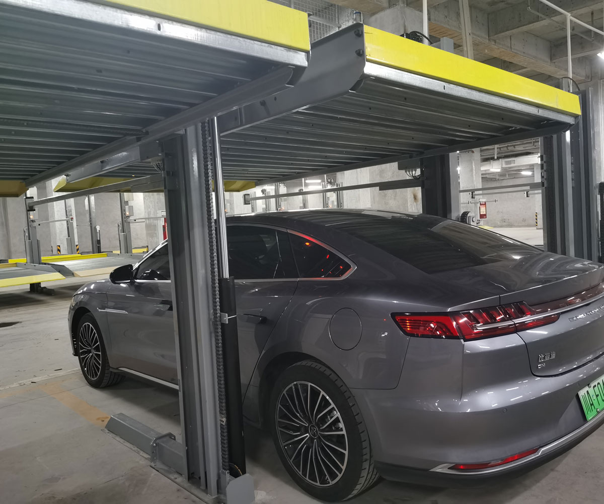 沙坪壩PSH四層升降橫移類停車設備（負一正三地坑式）技術參數(shù)